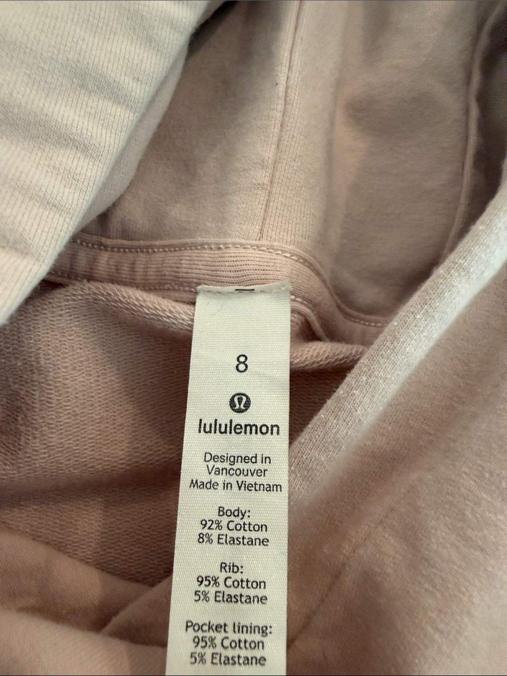 Lululemon Cotton Hoodie 8 - Picture 2 of 4